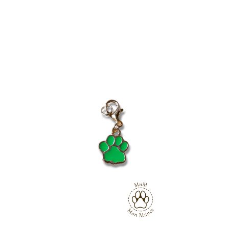 Zöld mancs charm 