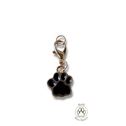 Fekete mancs charm 