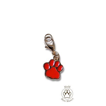 Piros mancs charm 