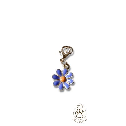 Lila virág charm 
