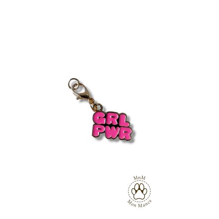 Girl power charm