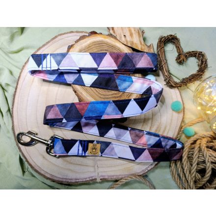 Nordic pattern 2,5cm széles vízlepergető póráz 125 cm