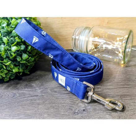 Sailor Blue 2.5 cm széles vízlepergető póráz 130 cm