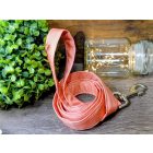 Korall színű 2.5cm széles vízlepergető póráz 130 cm